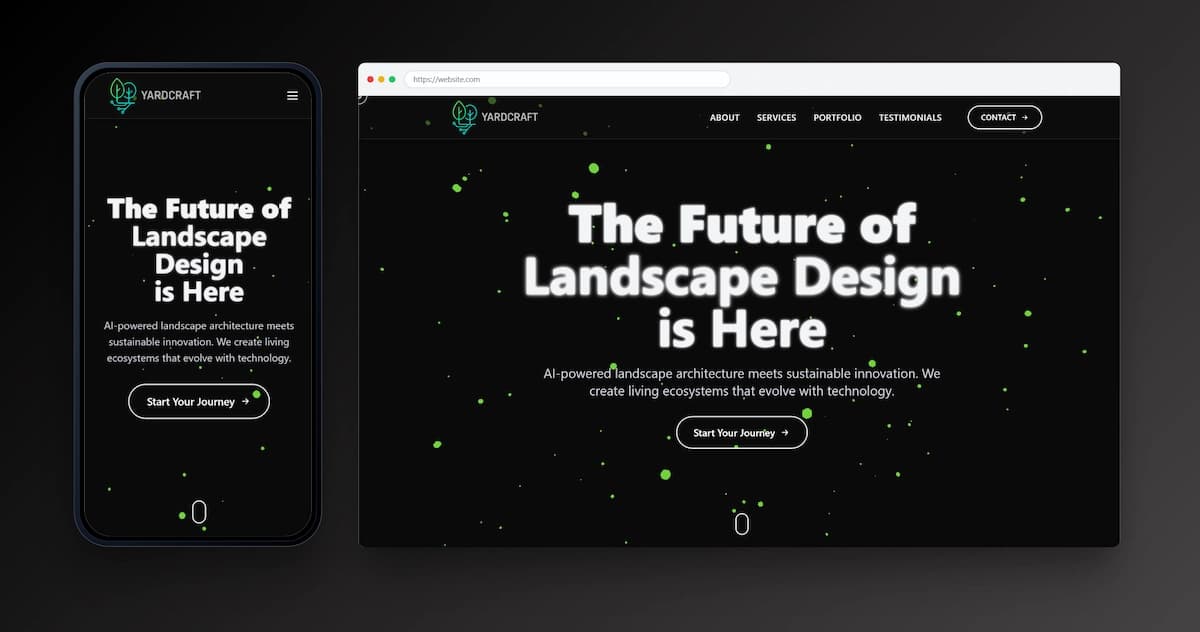 Brand cover image for YardCraft website.